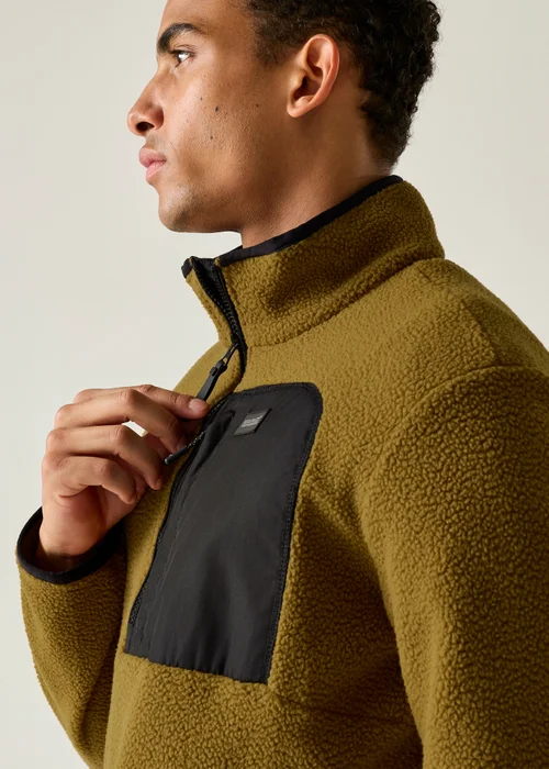 Regatta Tan Frankie Borg Half Zip Lightweight Fleece - M Image 5