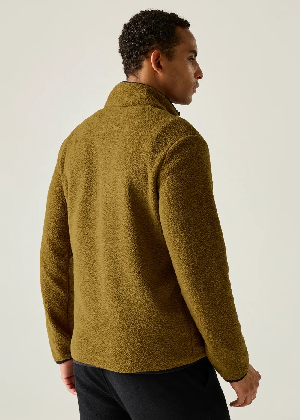 Regatta Tan Frankie Borg Half Zip Lightweight Fleece - M Image 3