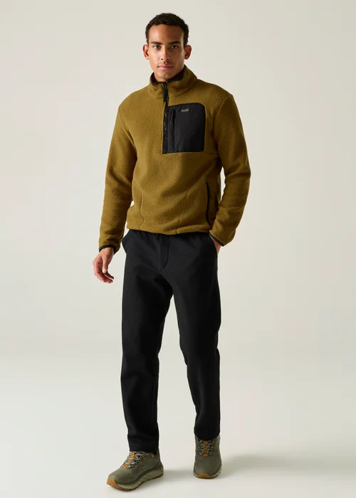 Regatta Tan Frankie Borg Half Zip Lightweight Fleece - M Image 4