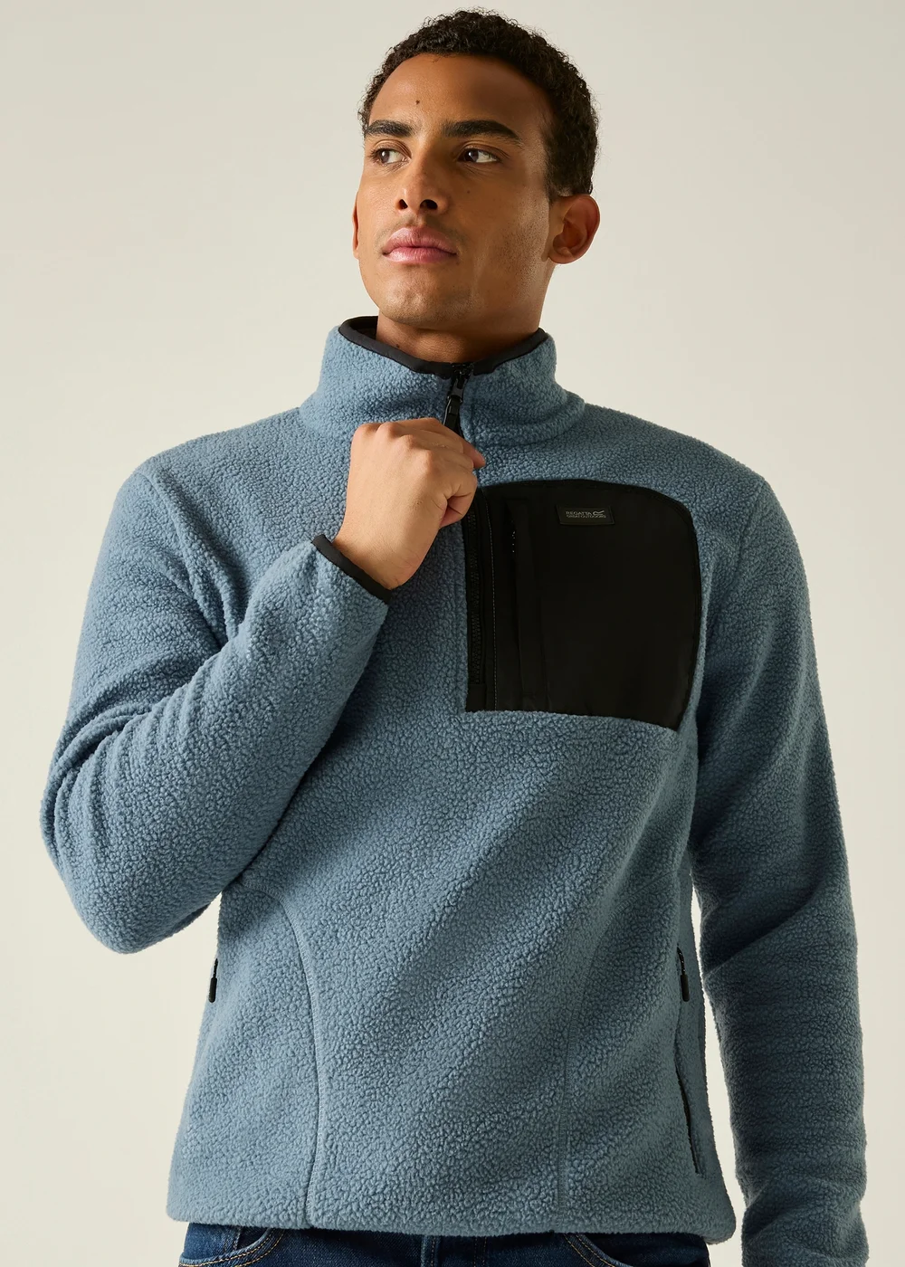 Regatta Blue Frankie Borg Half Zip Lightweight Fleece - 2XL Image 6