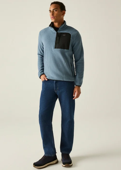 Regatta Blue Frankie Borg Half Zip Lightweight Fleece - 2XL Image 5