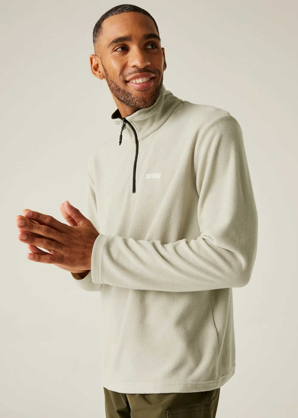 Regatta Beige Thompson Soft Fleece - L Image 1