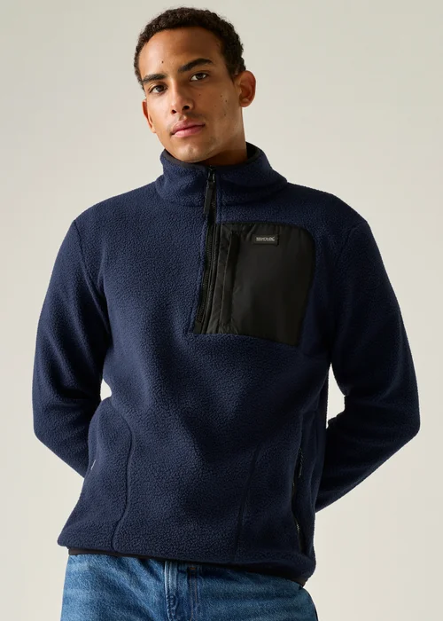 Regatta Navy Frankie Borg Half Zip Lightweight Fleece - M Image 6