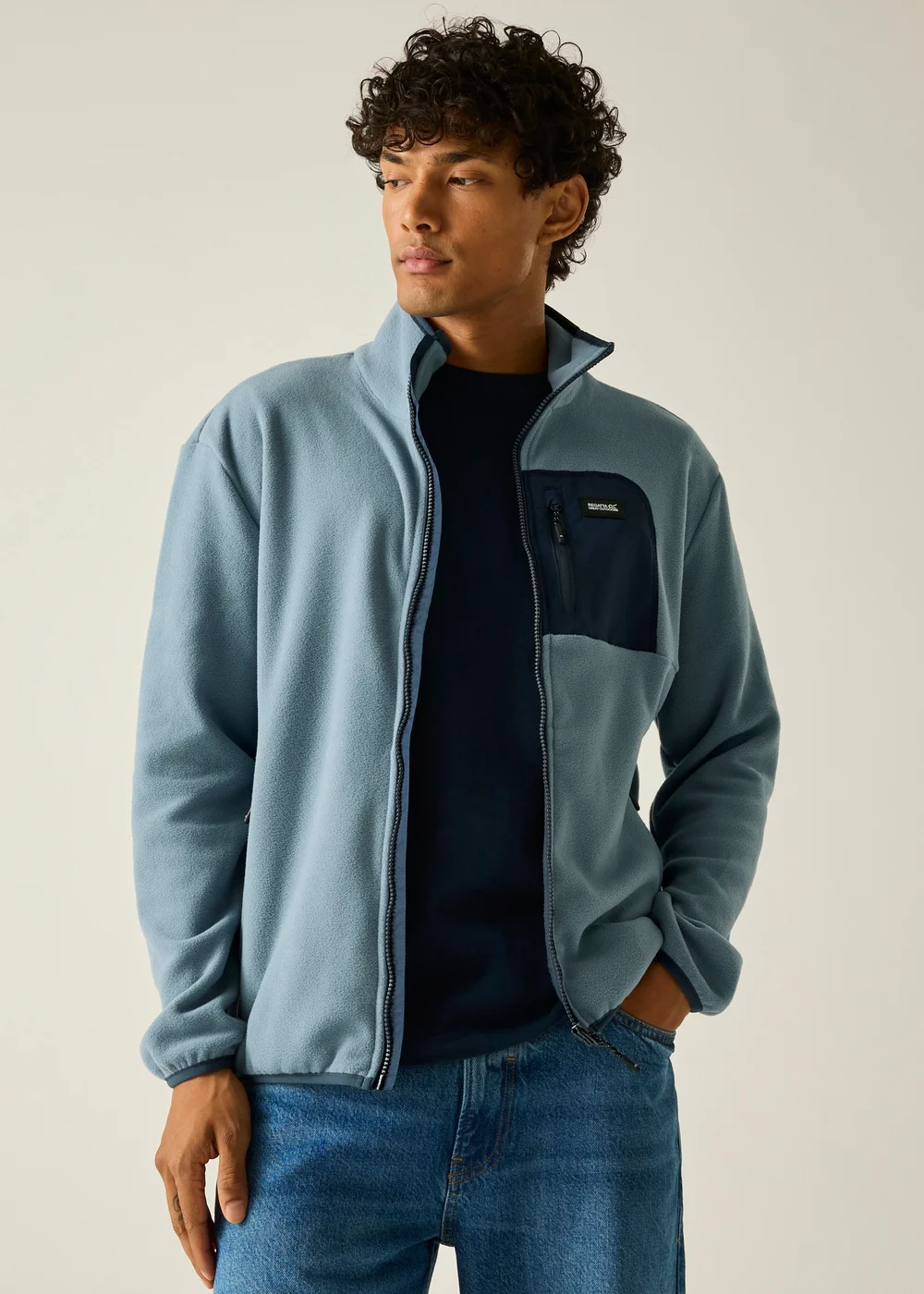 Regatta Light Blue Frankie Full Zip Soft Fleece - 4XL Image 6
