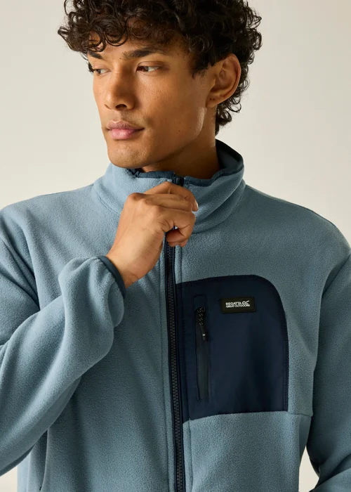 Regatta Light Blue Frankie Full Zip Soft Fleece - 4XL Image 5