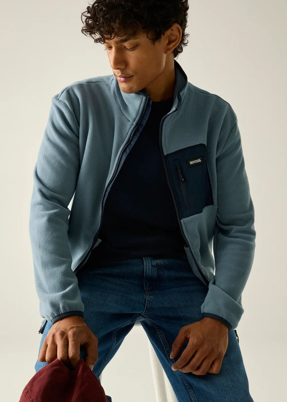 Regatta Light Blue Frankie Full Zip Soft Fleece - 4XL Image 4