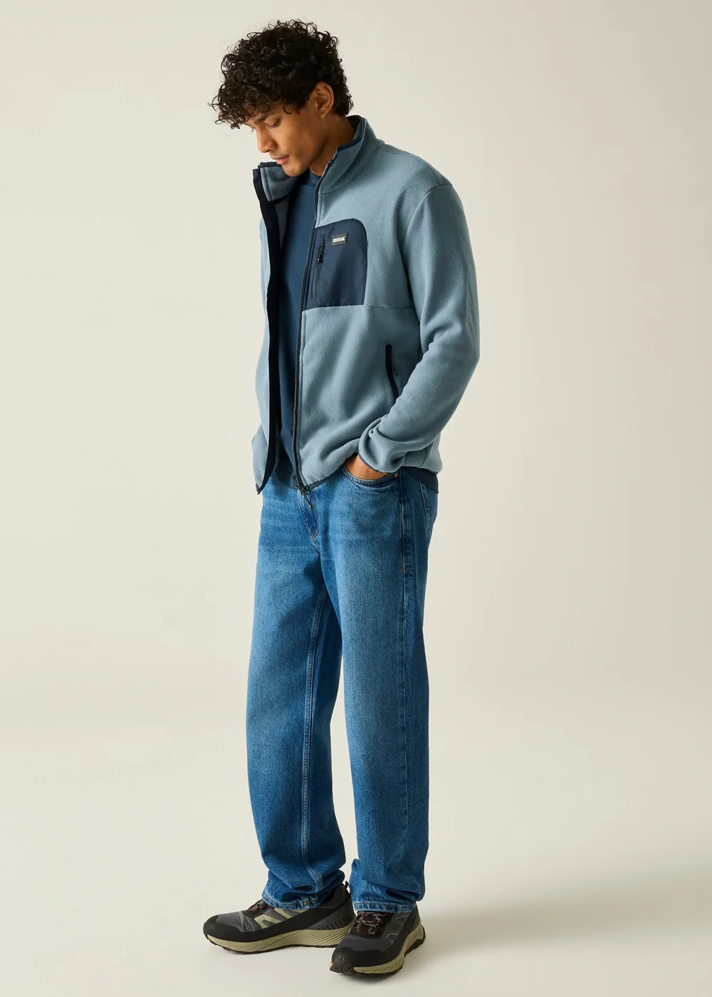 Regatta Light Blue Frankie Full Zip Soft Fleece - 4XL Image 2