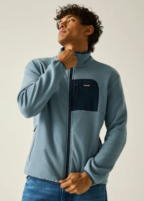Regatta Light Blue Frankie Full Zip Soft Fleece - 4XL Image 1
