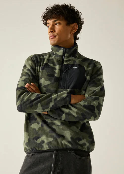 Regatta Olive Frankie Half Zip Soft Fleece - 2XL Image 2