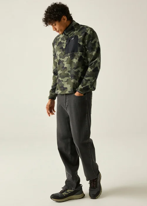 Regatta Olive Frankie Half Zip Soft Fleece - 2XL Image 4
