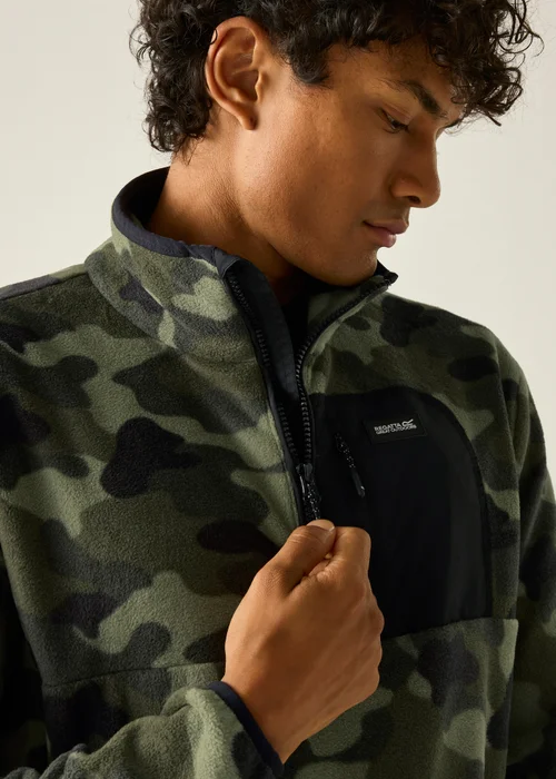 Regatta Olive Frankie Half Zip Soft Fleece - 2XL Image 5
