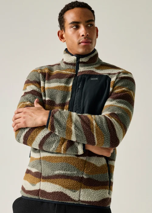 Regatta Brown Frankie Borg Half Zip Lightweight Fleece - S Image 6