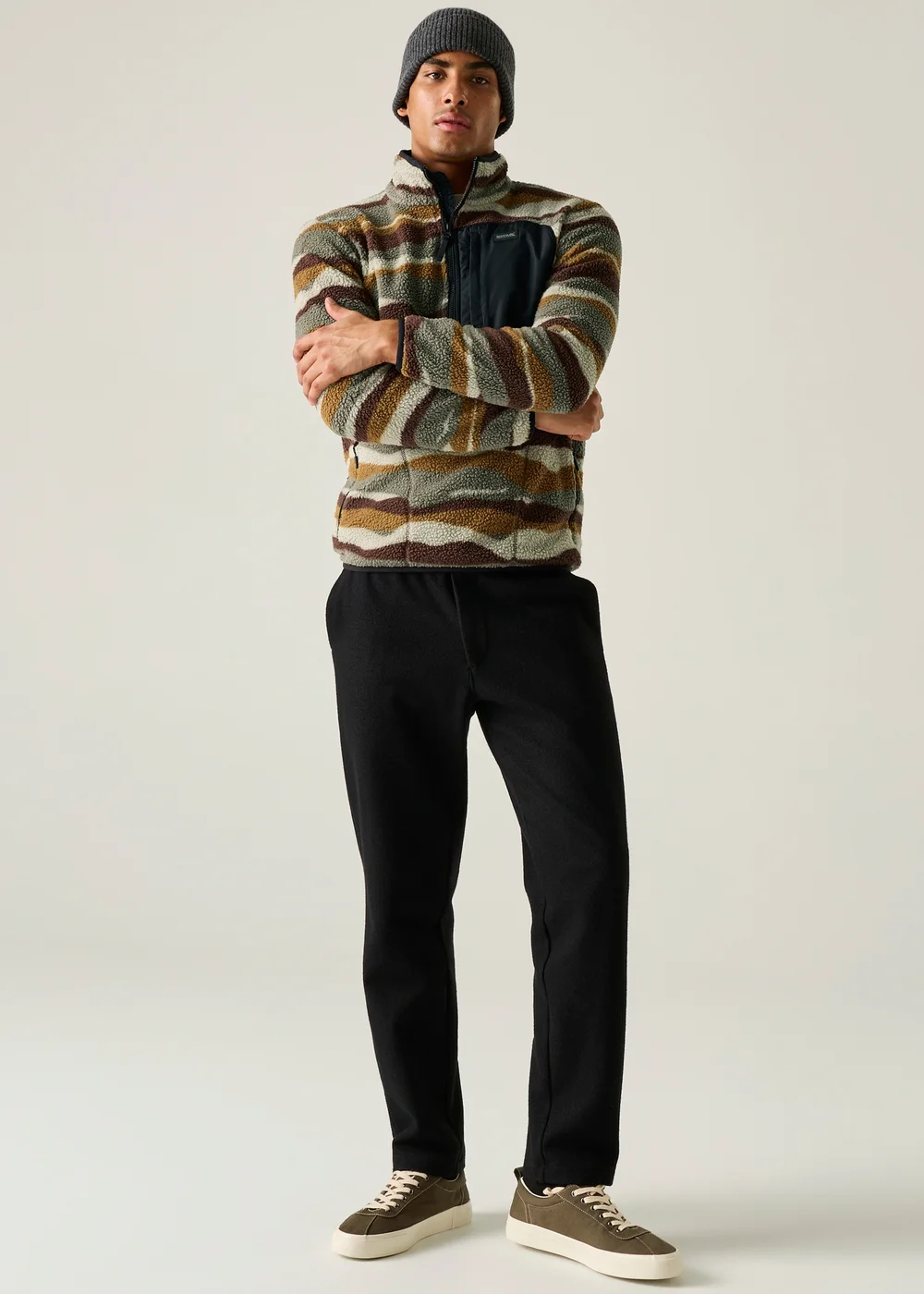 Regatta Brown Frankie Borg Half Zip Lightweight Fleece - S Image 2