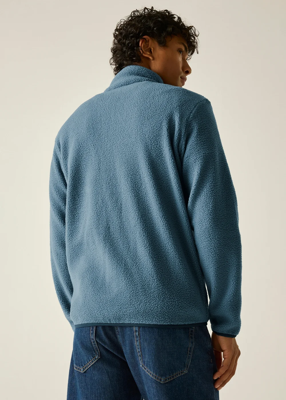 Regatta Grey/Navy Frankie Borg Colour Block Soft Fleece - S Image 3