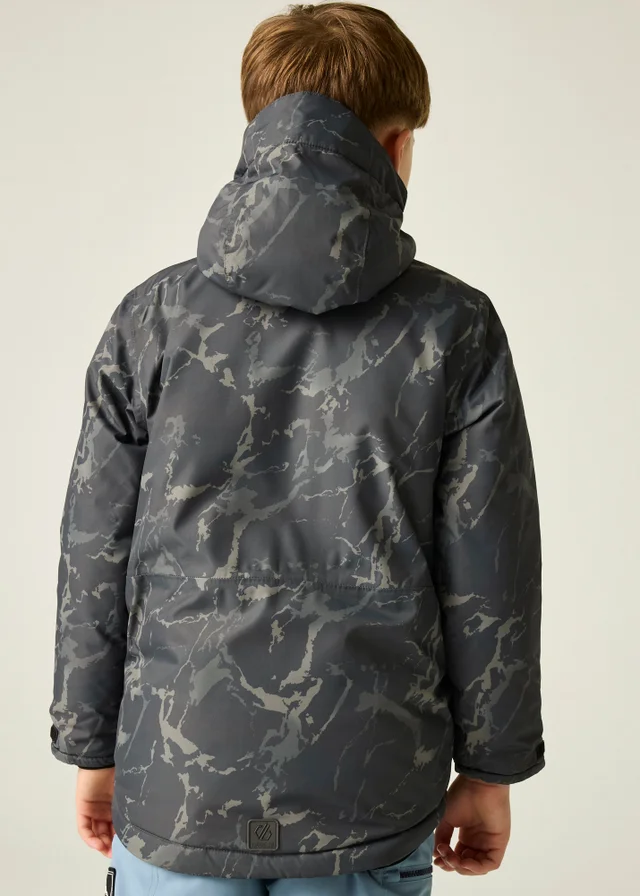 Dare 2b Black/Grey Wing It Waterproof Jacket (3-13 years)