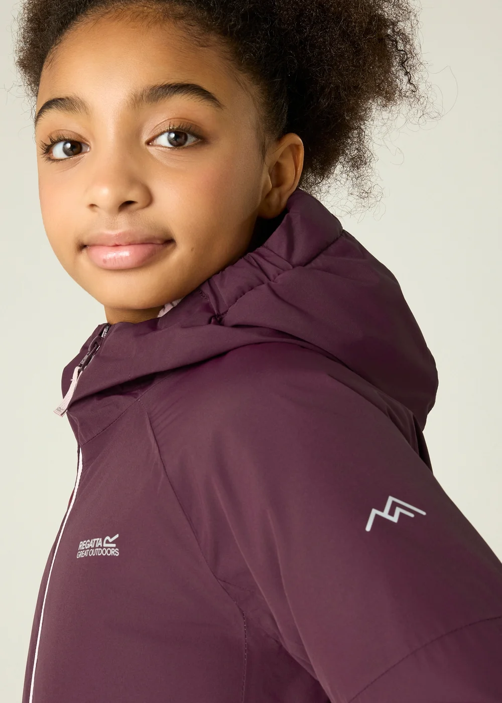 Regatta Aubergine Hillain Isotex Waterproof Jacket (3-13 years) - 9-10 Yrs Image 5