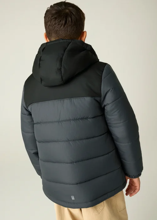 Regatta Black/Grey Lofthouse Insulated Jacket (3-13 years) - 7-8 Yrs Image 2