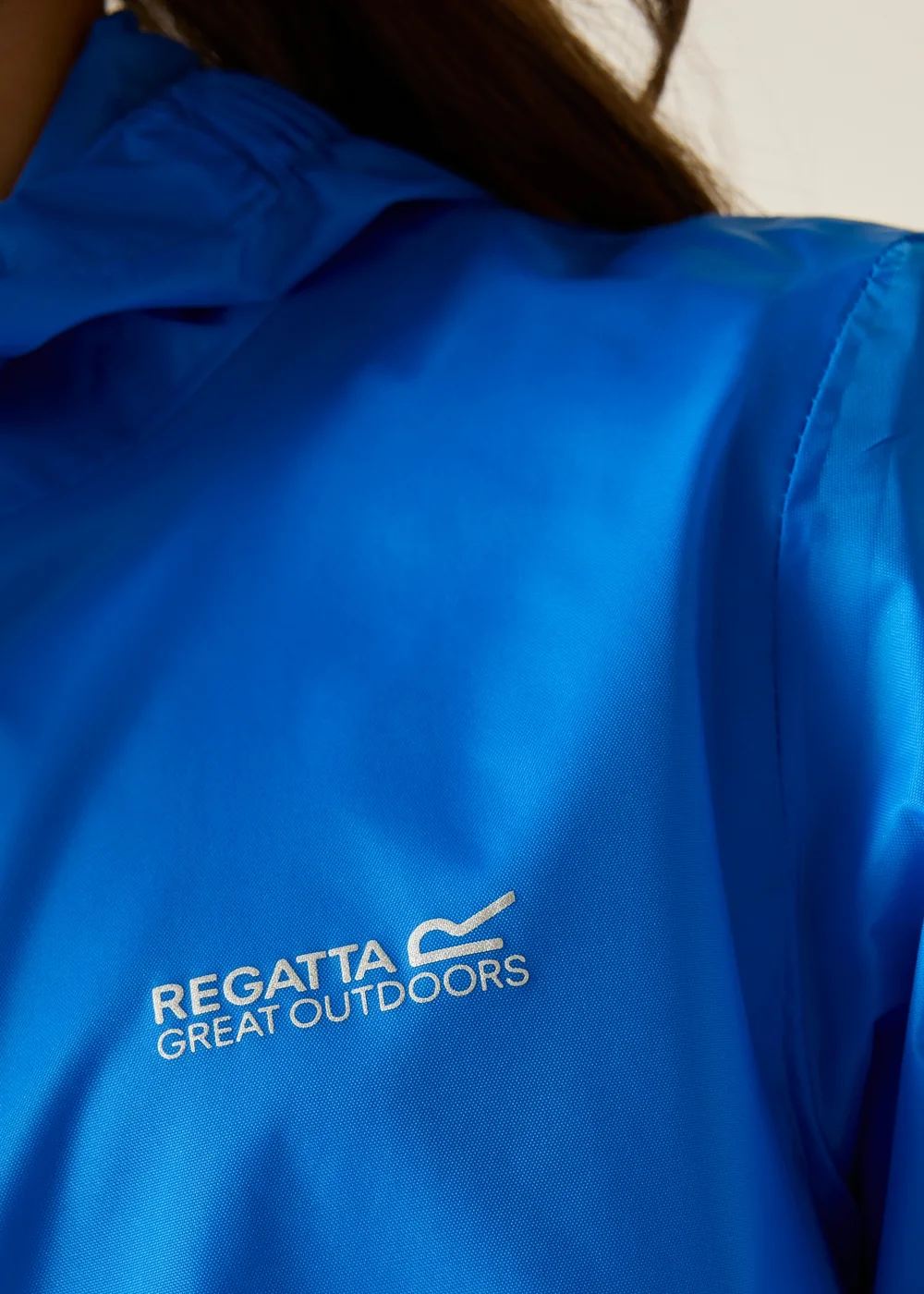 Regatta Blue Waterproof Kids Pack It Jacket III (2-13 years) - 5-6 Yrs Image 5