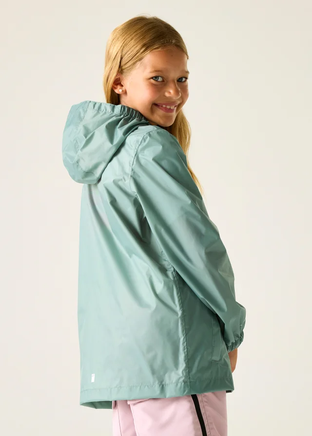 Regatta Sage Green Waterproof Kids Pack It Jacket III (2-13 years)