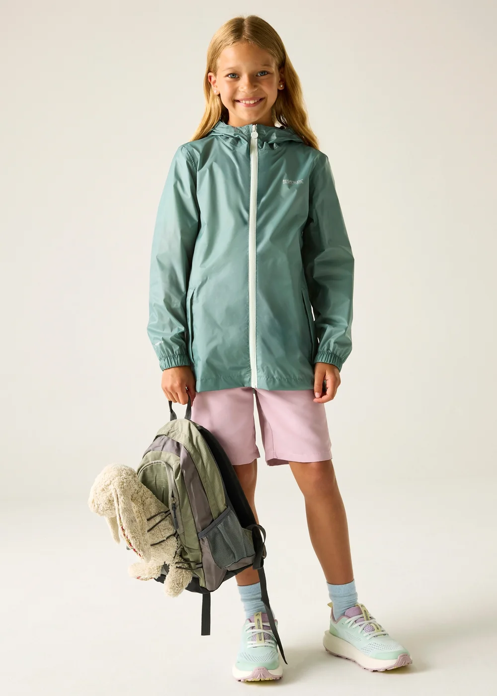 Regatta Sage Green Waterproof Kids Pack It Jacket III (2-13 years) - 2 Yrs Image 1