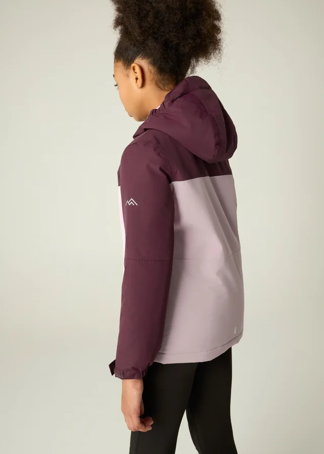 Regatta Pale Pink Beamz Isotex Waterproof Jacket (3-13 years)