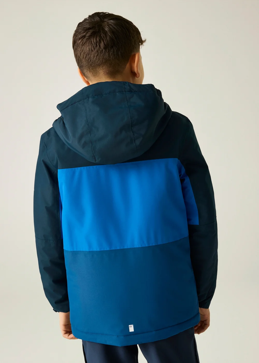Regatta Navy Beamz Isotex Waterproof Jacket (3-13 years) - 7-8 Yrs Image 2