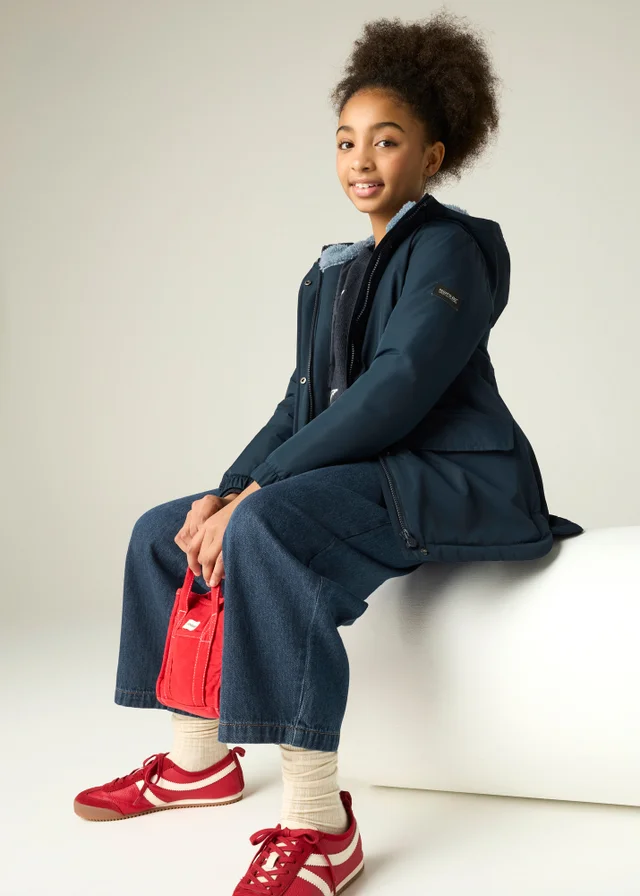 Regatta Navy Vallina Junior Isotex Waterproof Jacket (3-13 years)