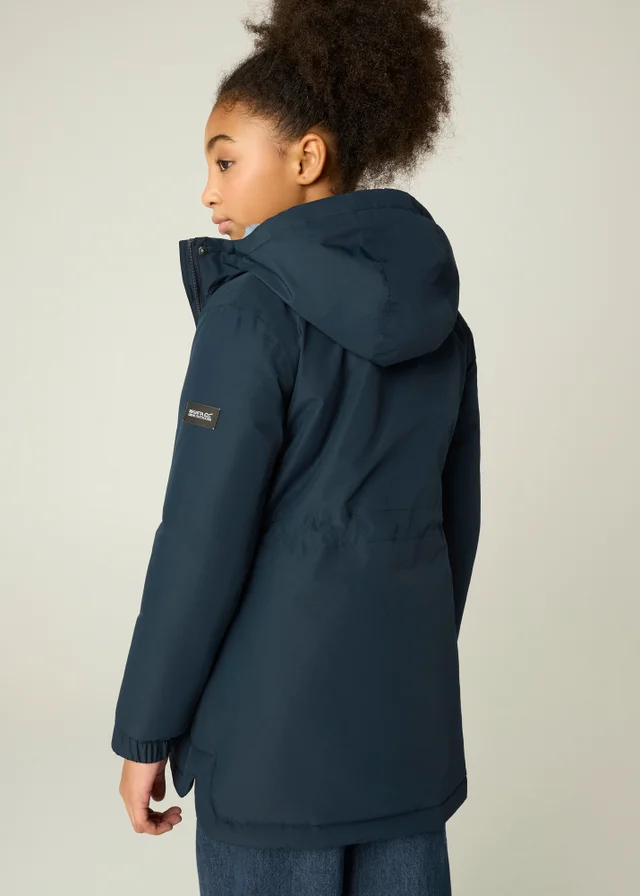Regatta Navy Vallina Junior Isotex Waterproof Jacket (3-13 years)