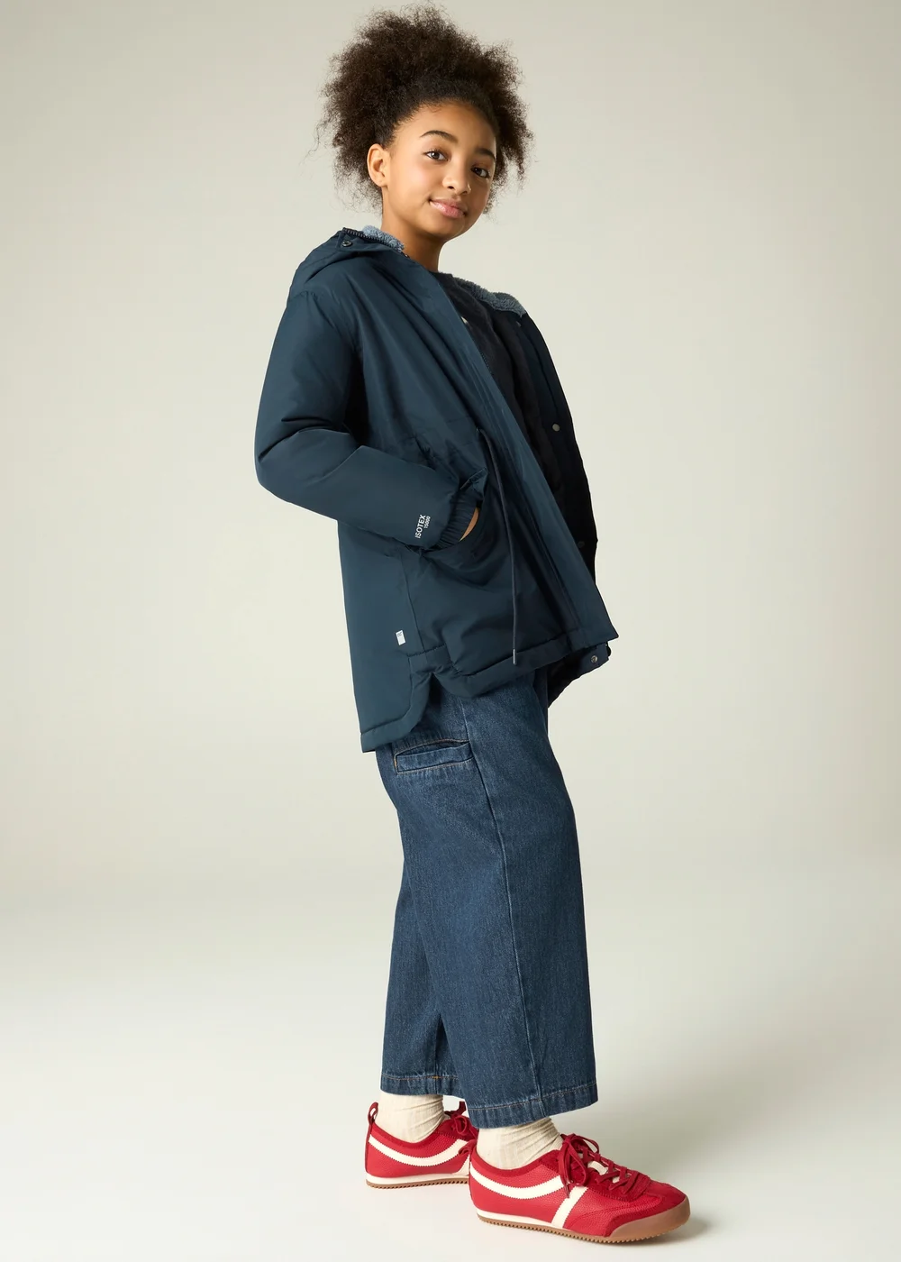 Regatta Navy Vallina Junior Isotex Waterproof Jacket (3-13 years) - 3-4 Yrs Image 5