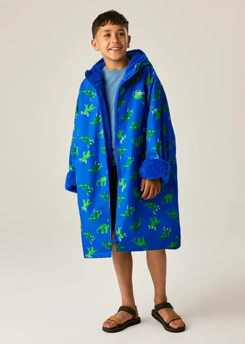 Regatta Blue Junior Waterproof Changing Robe (3-13 years) - 9-13 Yrs Image 1