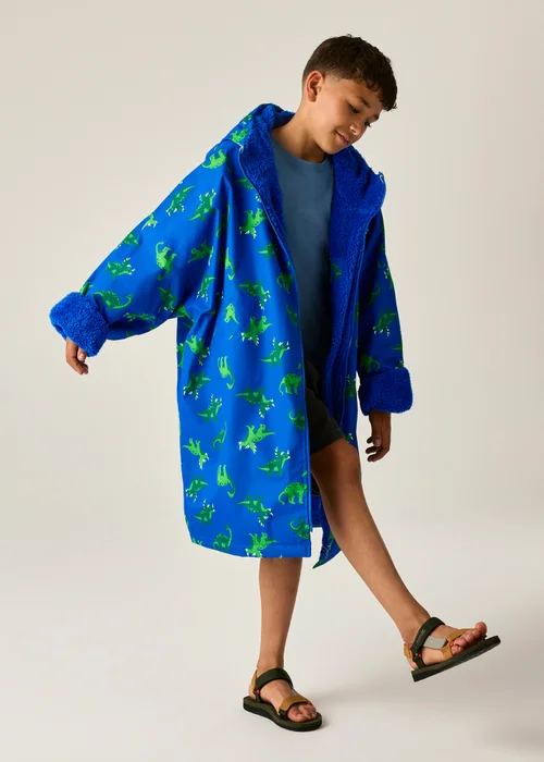 Regatta Blue Junior Waterproof Changing Robe (3-13 years) - 9-13 Yrs Image 3