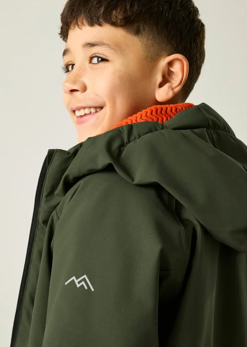 Regatta Khaki Hillain Isotex Waterproof Jacket (3-13 years) - 3-4 Yrs Image 6