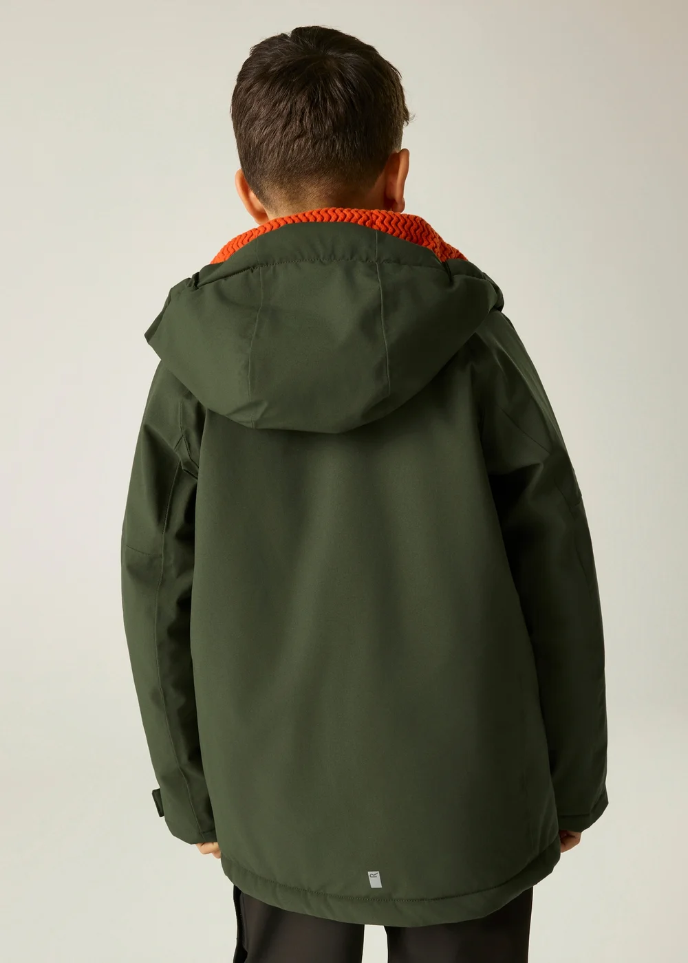 Regatta Khaki Hillain Isotex Waterproof Jacket (3-13 years) - 3-4 Yrs Image 2