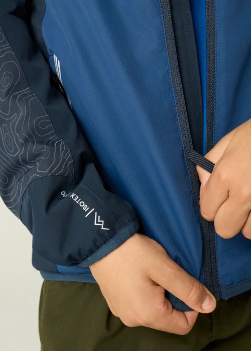 Regatta Navy Illuma Reflective Isotex Waterproof Jacket (3-13 years) - 13 Yrs Image 5