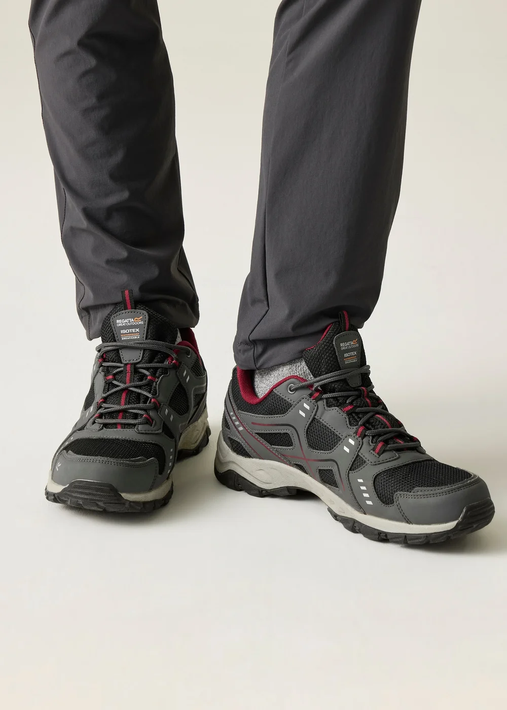Regatta Grey/Black Vendeavour Waterproof Shoes - 7 Image 2