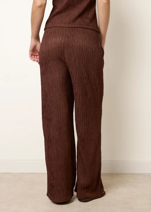 Blue Vanilla Brown Wide Leg Trousers - M Image 4