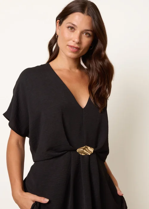 Blue Vanilla Black Two Piece Buckle Trouser Set - S/M Image 2