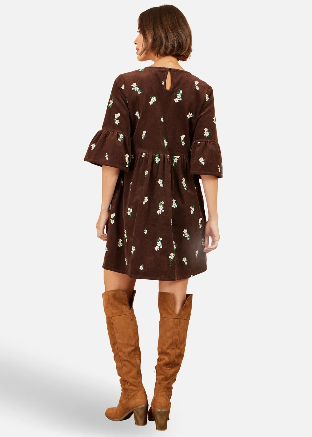 Yumi Embroidered Daisy Cord Dress - 16 Image 3