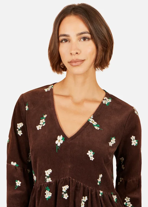 Yumi Embroidered Daisy Cord Dress - 16 Image 4