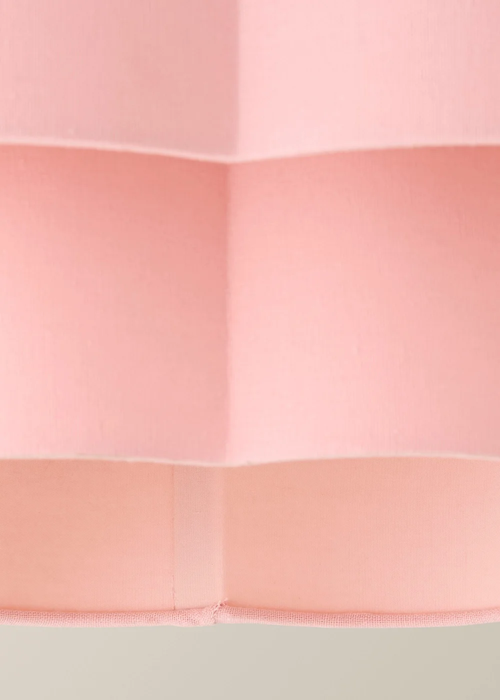 ValueLights Nora Pink 2 Tier Linen Scallop Easy Fit Shade - One Size Image 6