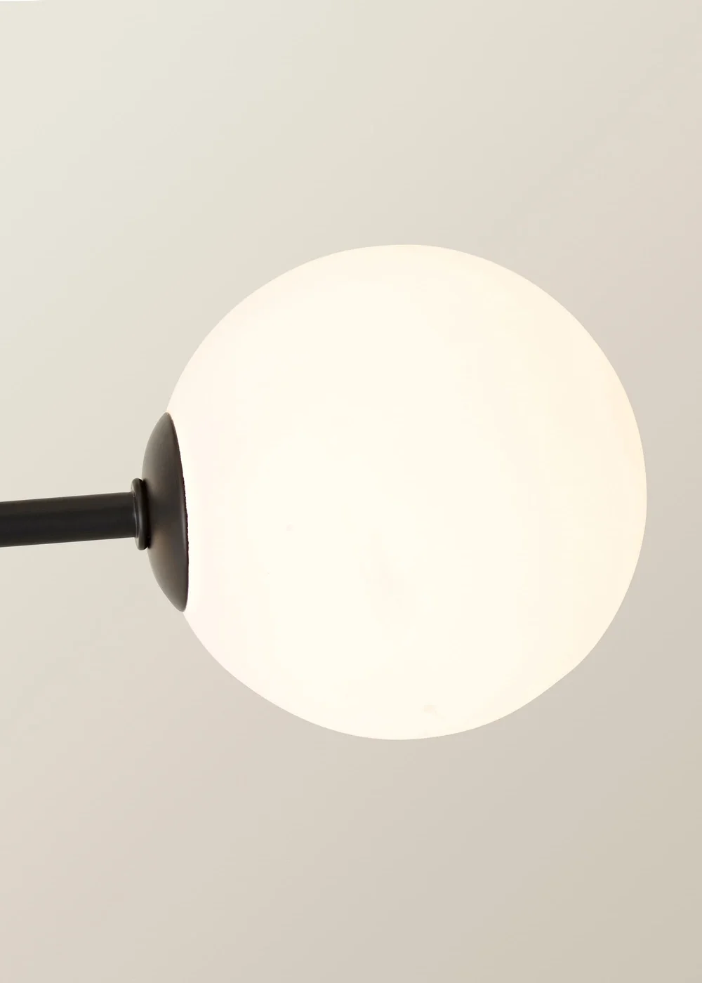 ValueLights Marlow Matte Black Multi Arm Ceiling Light With Warm White Bulb - One Size Image 4