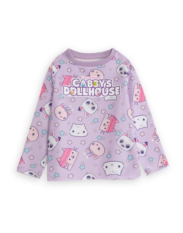 Vanilla Underground Gabby's Dollhouse Girls Long Pyjama Set (2-7 Years)
