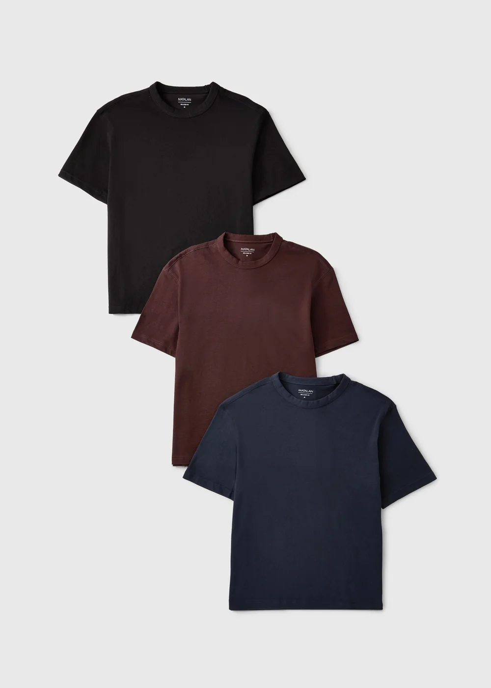 3 Pack Navy Mix Heavyweight T-Shirts - XS Image 1