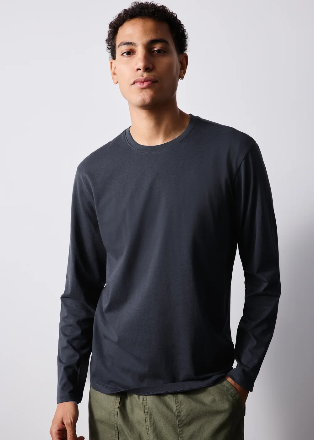 3 Pack Long Sleeve Basic T-Shirts - XS Image 4