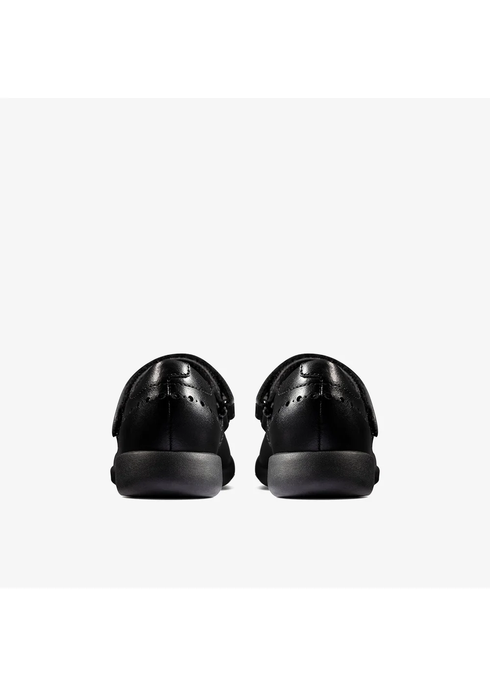 Clarks School Etch Craft Kid Black Leather Narrow - 10.5 Infants Image 5