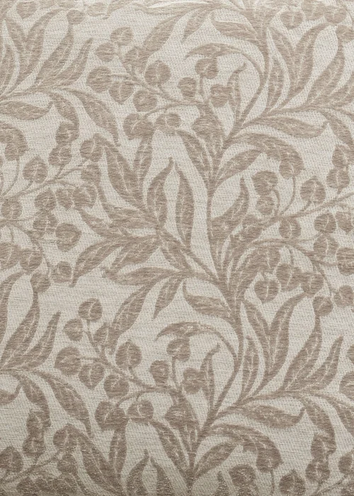 Bianca Fine Linens Chenille Leaves 50x50cm Cushion Natural - 50cm x 50cm Image 2