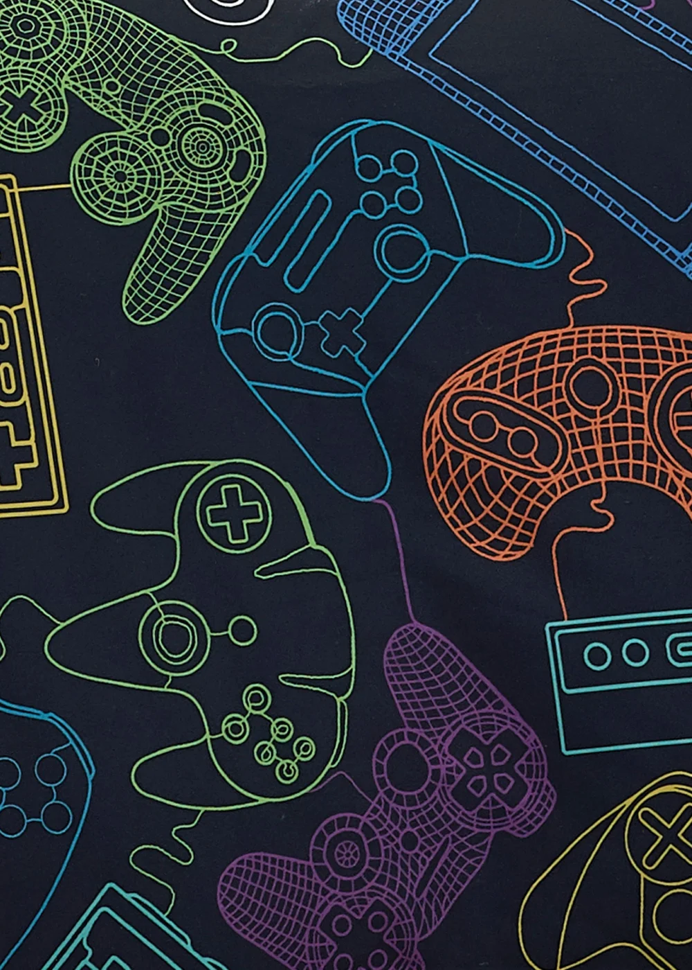 Catherine Lansfield Power Up Gamer So Soft Fitted Sheet Black - Single Image 2