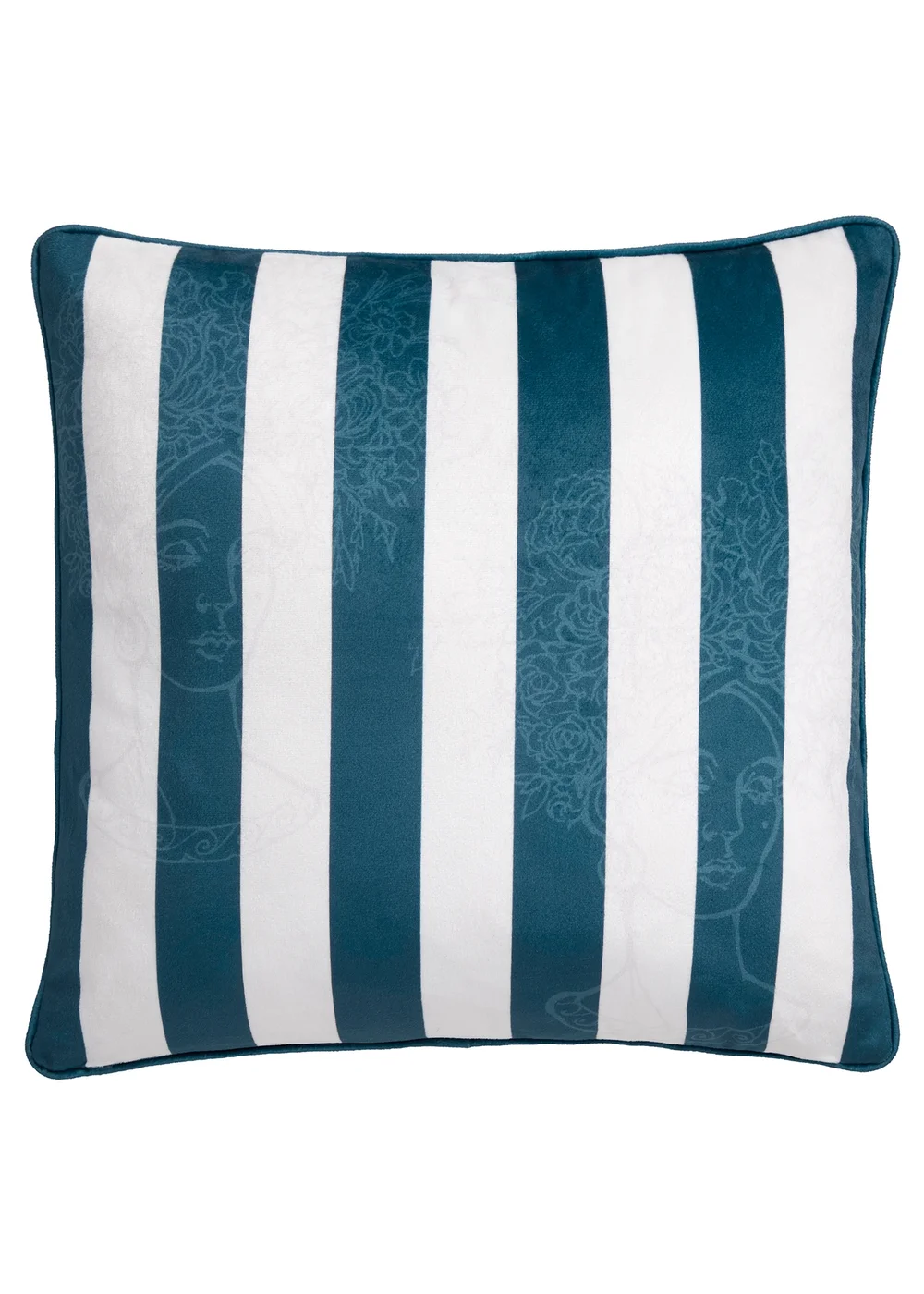 Laurence Llewelyn-Bowen Bouquet Lady Velvet Multi Colour Filled Cushion - 43W X 43D Image 3