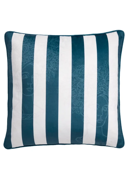 Laurence Llewelyn-Bowen Bouquet Lady Velvet Multi Colour Filled Cushion - 43W X 43D Image 3
