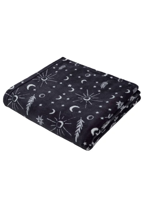 Fusion Celeste Fleece Grey Throw - 120 X 150 Image 3